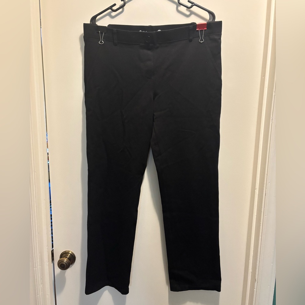 Betabrand Classic Black Trousers XL